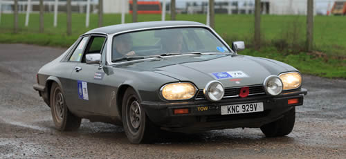 Ed Abbott competing in the 2019 Rally of the Tests Devon